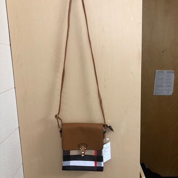 Fresh Paint Handbags - Multicoloured Tan Cross Body Purse